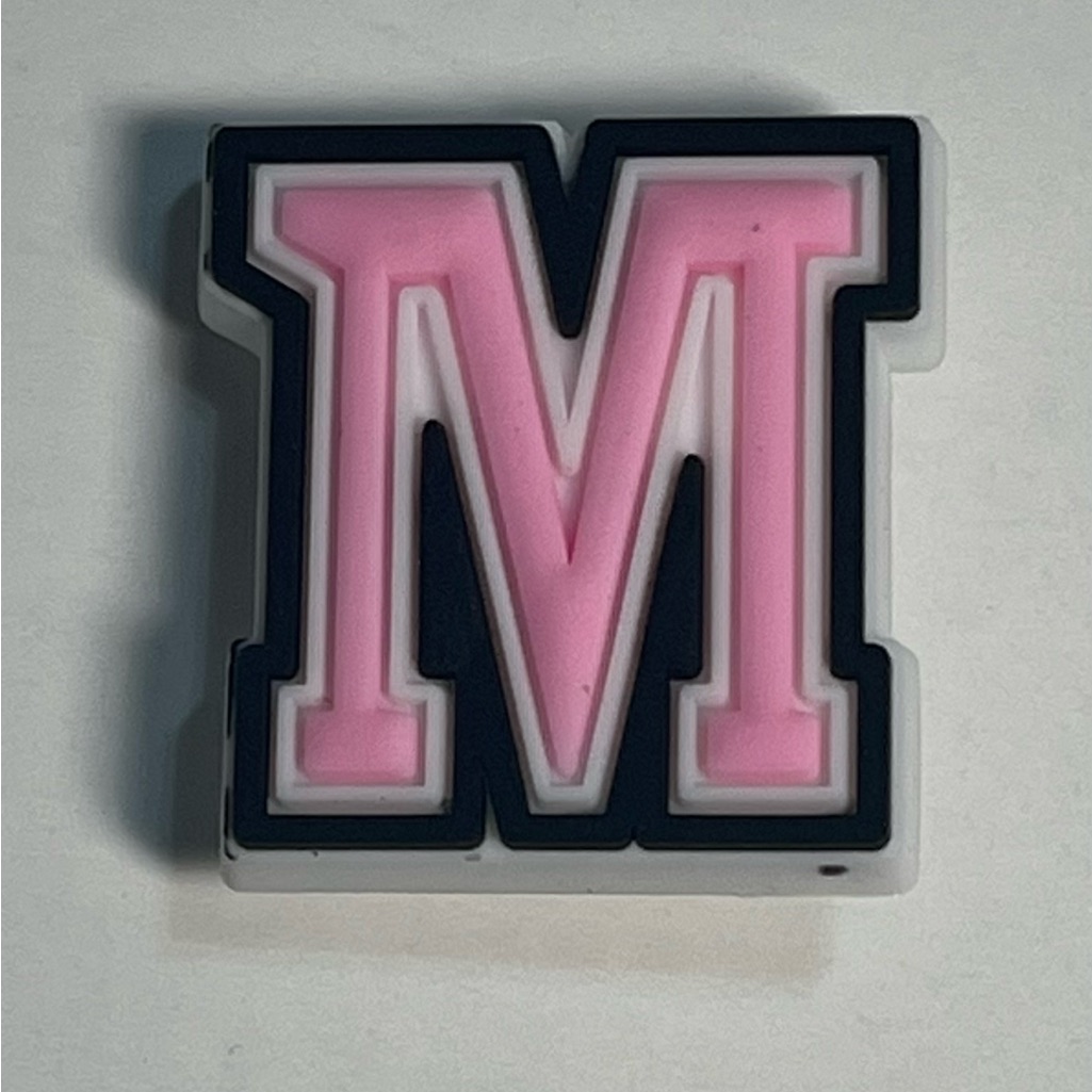 Pink Varsity M Jibbit